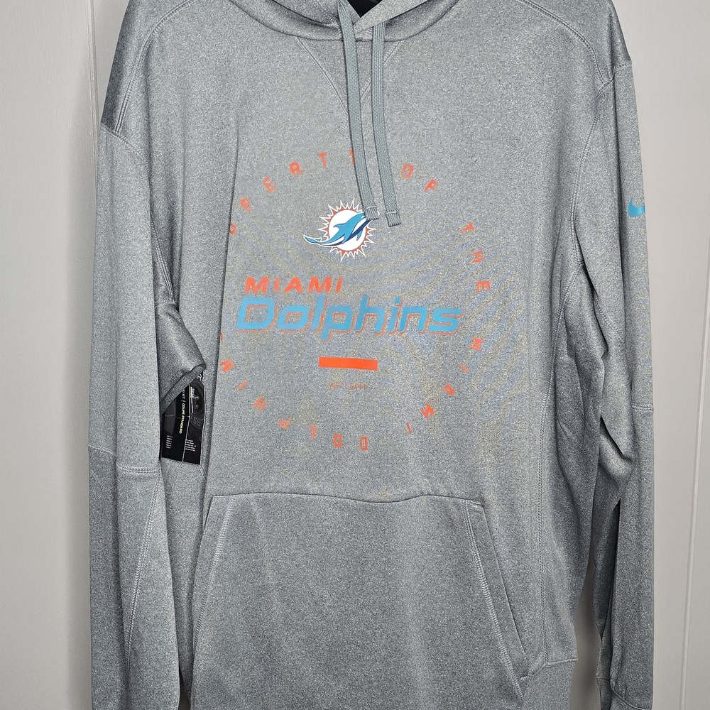 NFL Miami Dolphins Gray Hoodie